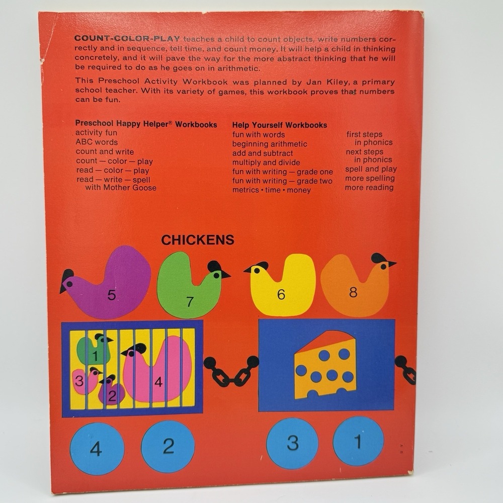 Happy Helper Count Color Play Preschool Math Workbook **‎ Some Writing - Picture 2 of 11